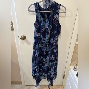 Roz & Ali sleeveless print dress